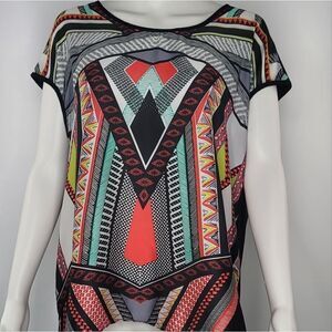 Coco Bianco Hi/Lo‎ Cap Sleeve Blouse